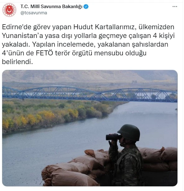 Hudut Kartalları FETÖ'cüleri yakaladı
